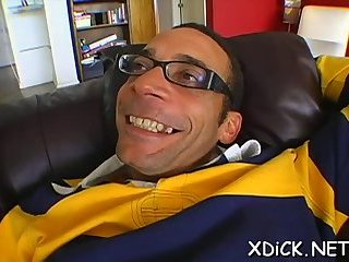 Cock-riding on a thick big dick