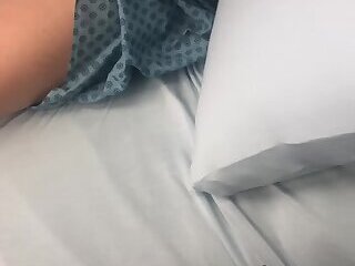 Public Hospital Handjob for visiting BF