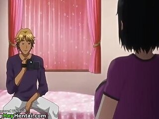 Hentai busty Milf enjoys passionate sex