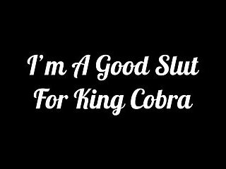 I'm A Good Slut For King Cobra: He Owns All My Holes