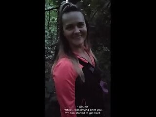 A Bike Ends with a Hot Blowjob in the Forest