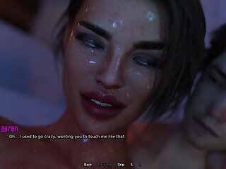 Touching My Horny Stepmom's Pussy While Bathing Together - 3D Hentai Animated Porn - Life in Santa C